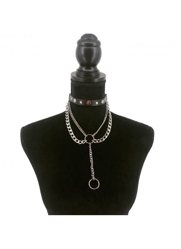 CHOKER DIN PIELE C149